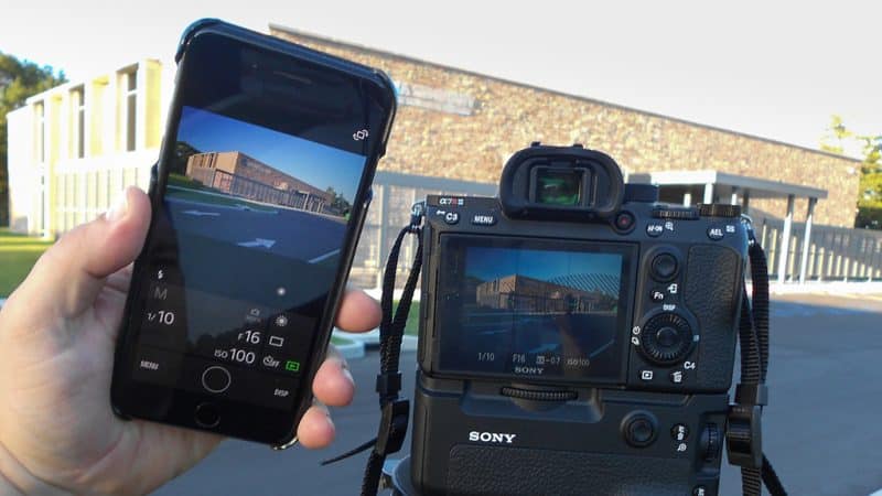 Controle su cámara con un teléfono inteligente