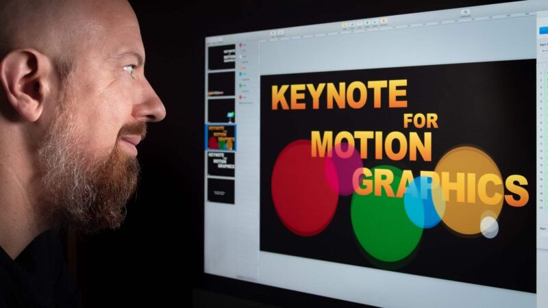 Utilice Apple Keynote para gráficos en movimiento de video