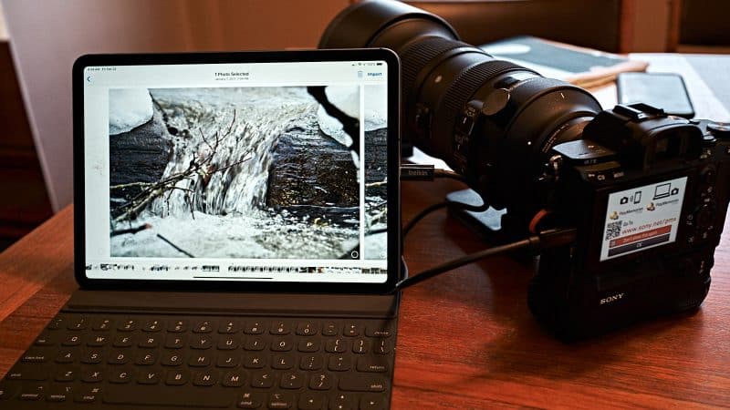 Un flujo de trabajo fotográfico de iPad Pro de 11 pulgadas