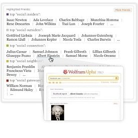 Manos a la obra: Análisis personal de Wolfram Alpha para Facebook