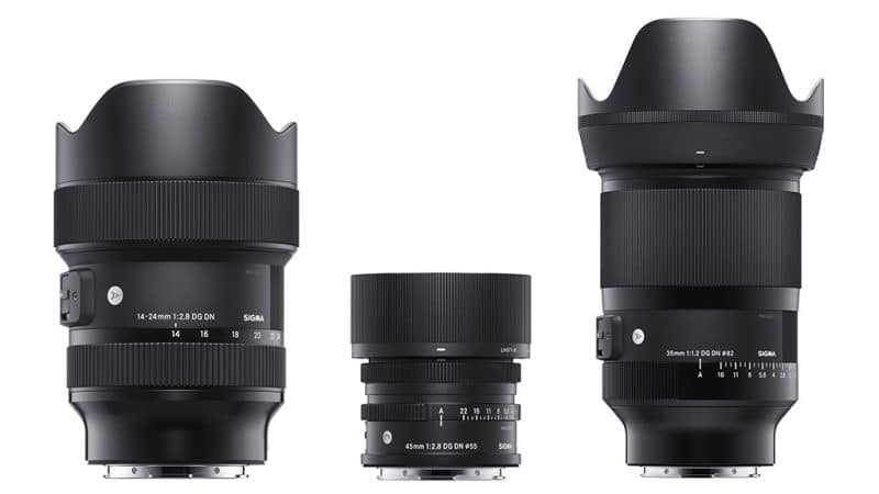 Sigma anuncia 3 nuevas series de lentes para sistemas de cámaras sin espejo de fotograma completo