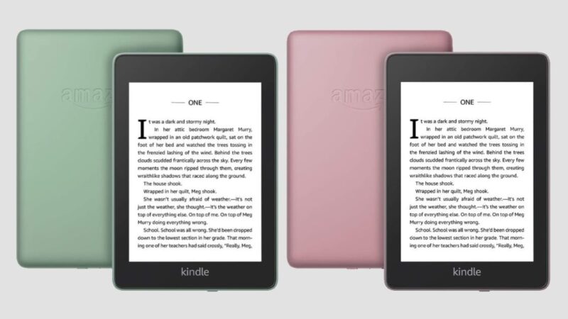 Amazon agrega 2 nuevas opciones de color para Kindle Paperwhite