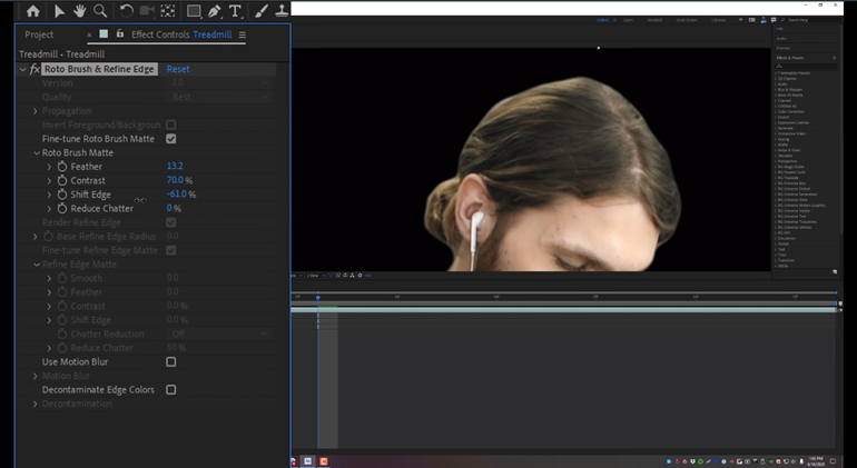 Roto Brush 2.0 en Adobe After Effects