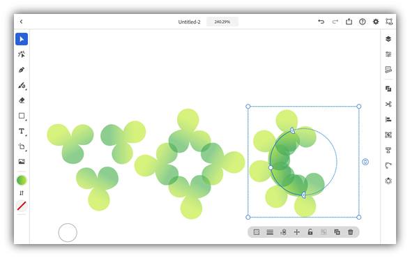 Adobe Illustrator en el iPad