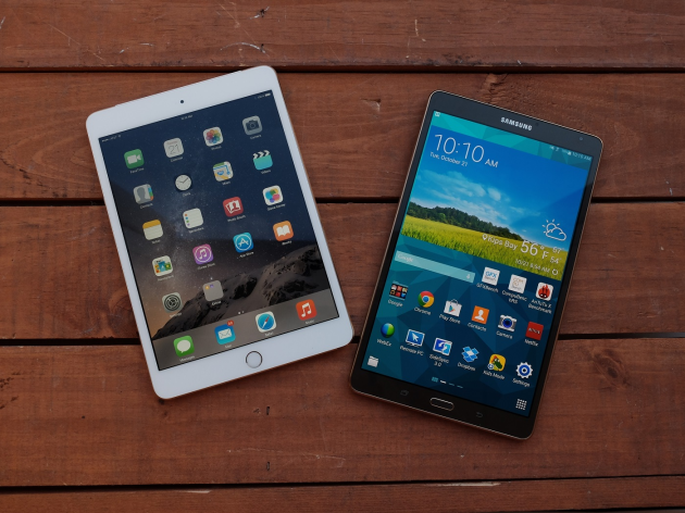 Apple iPad mini 3 frente a Galaxy Tab S