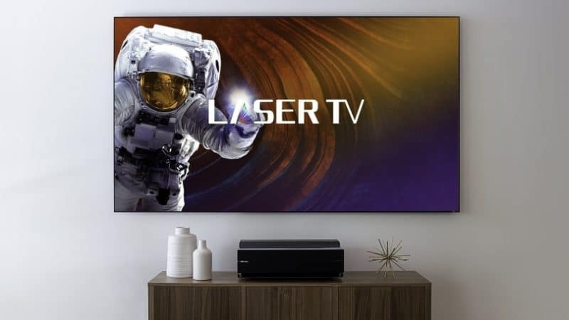 Revisión del televisor láser inteligente Hisense 4K Ultra HD de 100 pulgadas (100L8D)