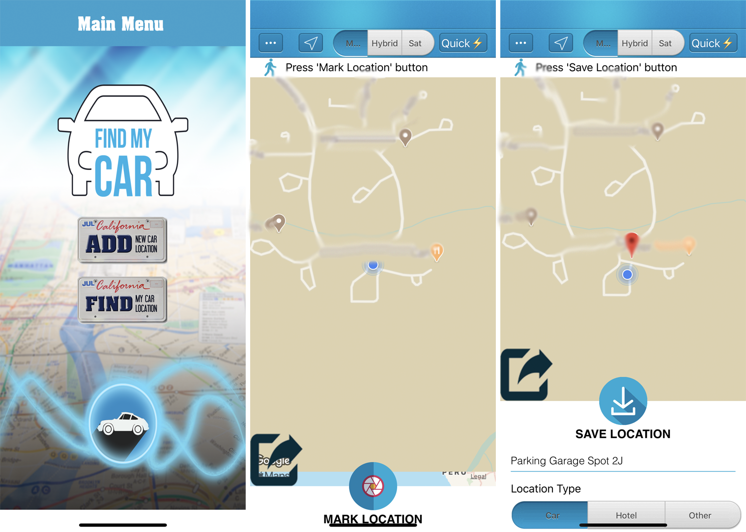 Find My Car con la aplicación AR de Bello Studios