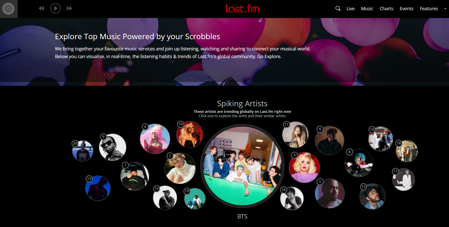 sitio web last.fm