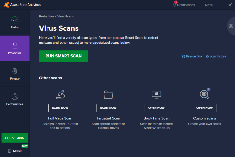 Software antivirus