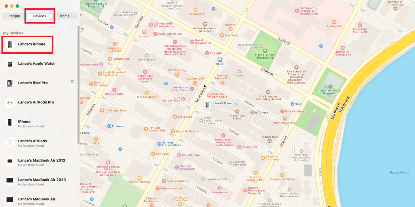 encuentra mi mac