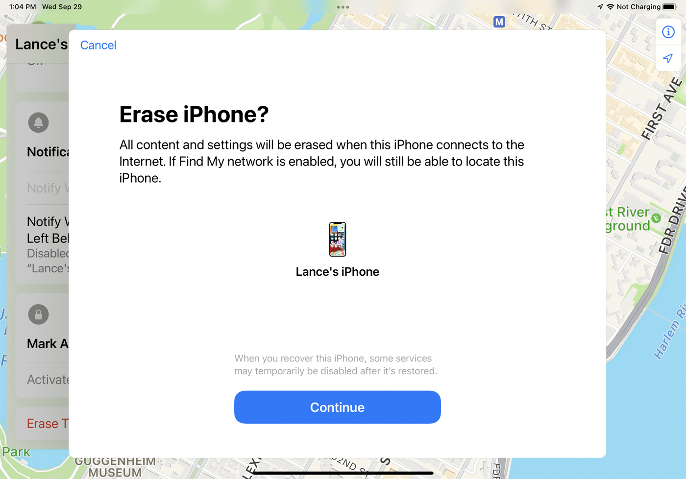 borrar iphone