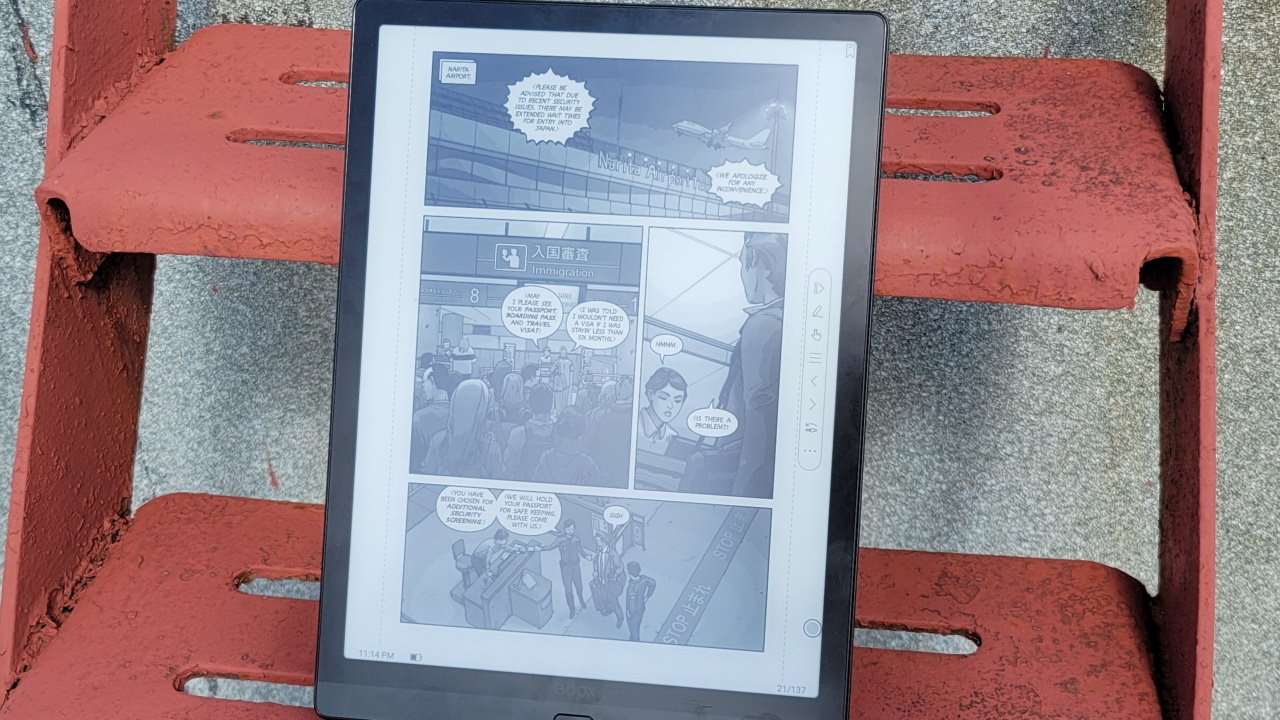 leyendo cómics