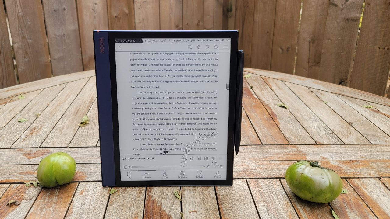 El Note Air muestra un PDF anotado