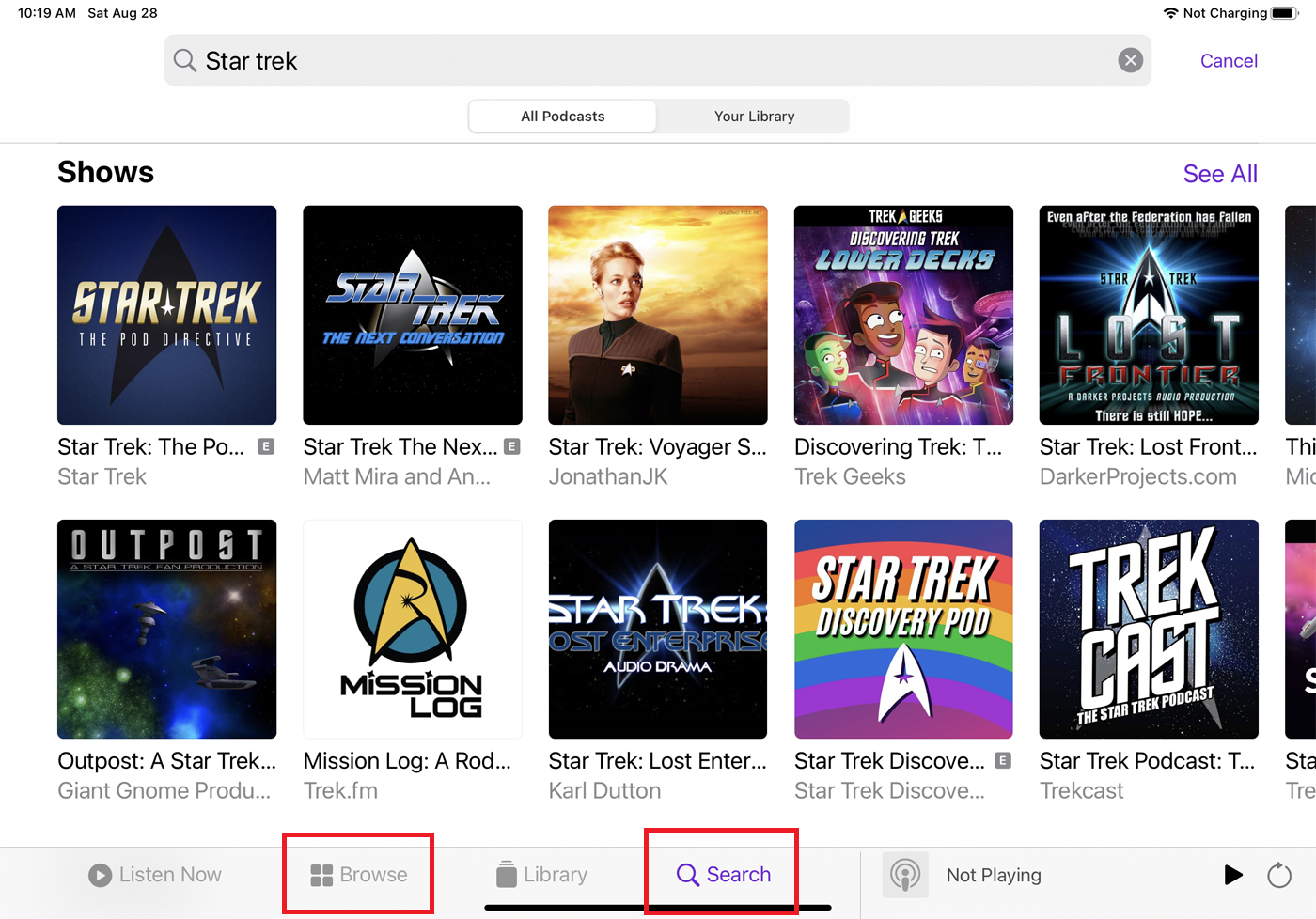 podcasts de apple móvil